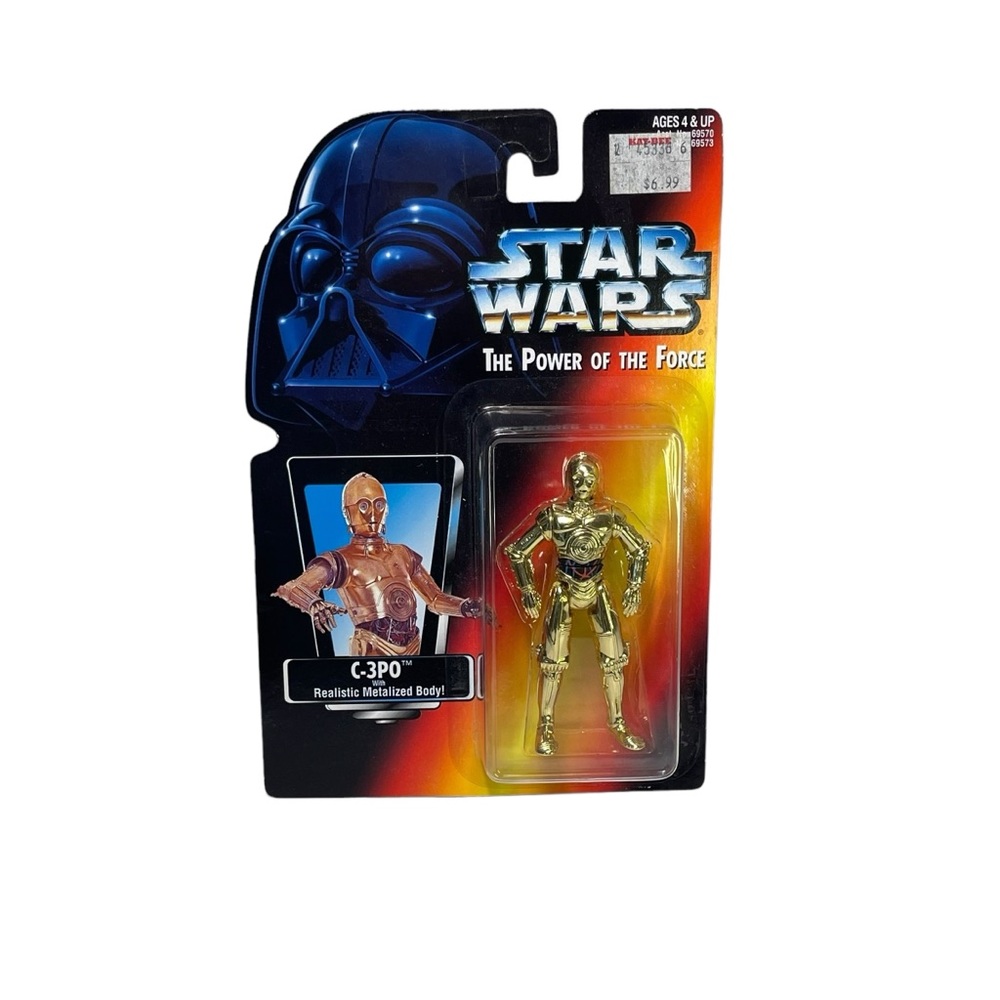 Kenner Star Wars The Power Of The Force C-3PO Realistic Metalized Body 1995